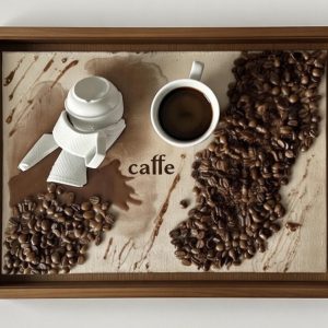 Kahve Temalı Dekoratif Duvar Panosu